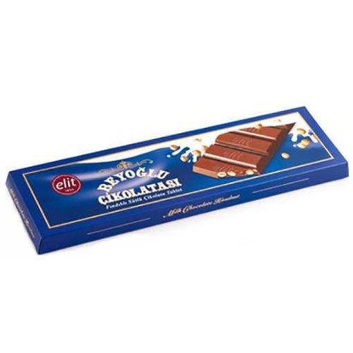 Elit Beyoglu Milk Chocolate W/Hazelnuts 300G