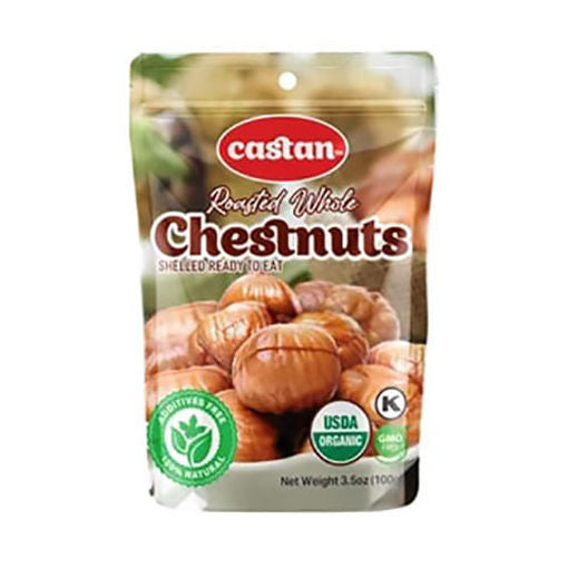 Castan Roasted Whole Chestnuts 100G