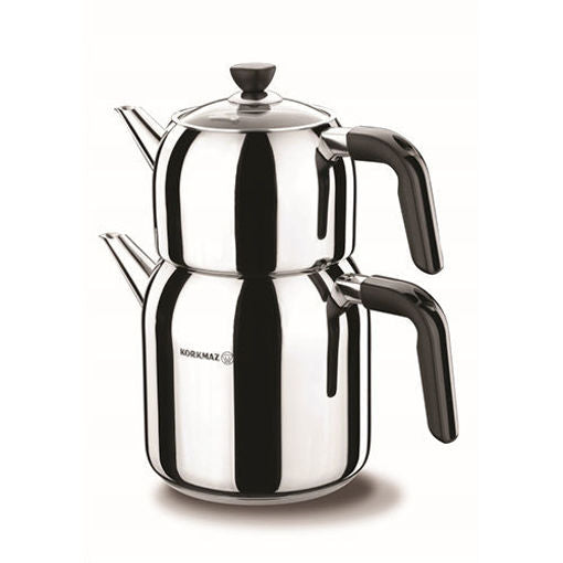 Korkmaz Kappa Stainless Steel Tea Pot 2.0 Liters