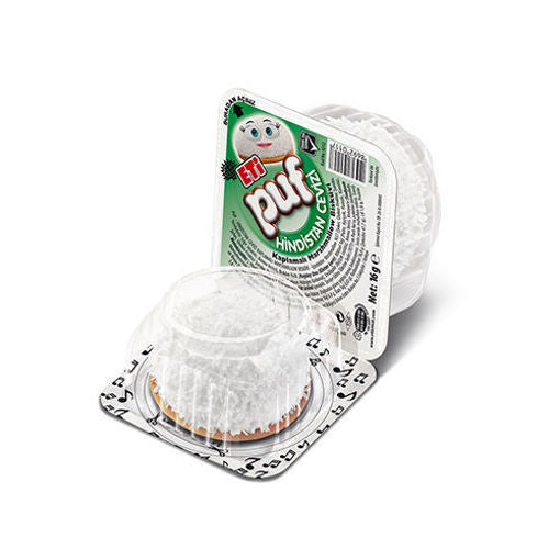 Eti Puf White W/Coconut 6X18G (Buy 5 Get 1 Free!)