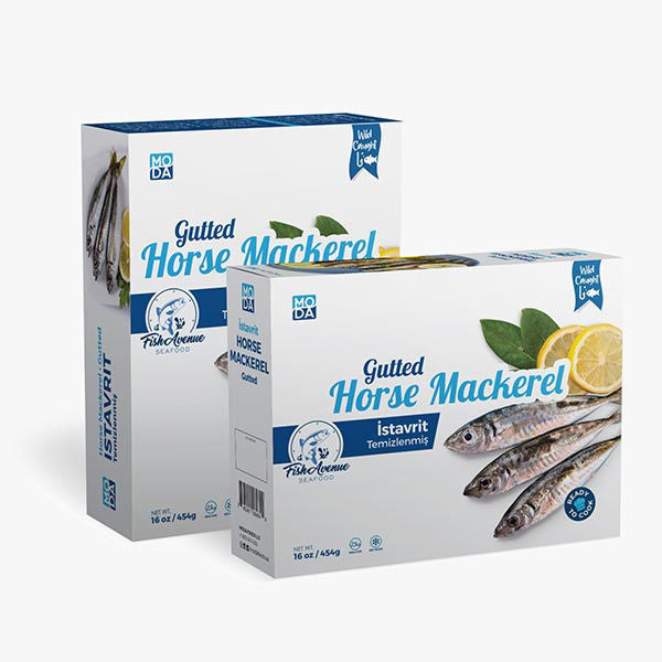 Moda Gutted Horse Mackerel (Temizlenmis Istavrit) 454G