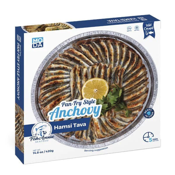 Moda Frozen Pan-Fry Style Anchovy (Hamsi Tava) 420G