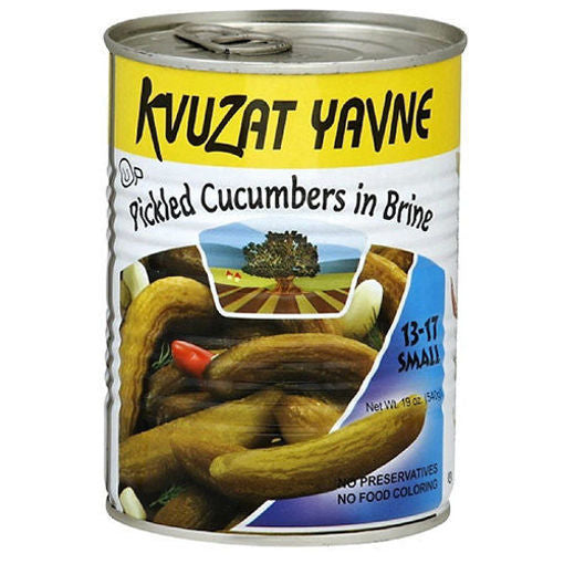 Kvuzat Yavne Pickled Cucumbers In Brine (13-17 Small) 560G