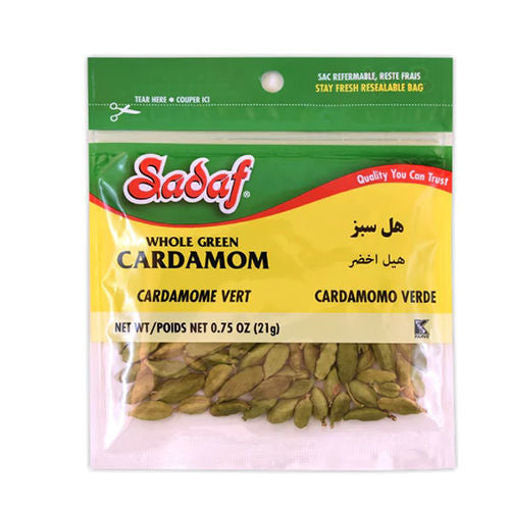 Sadaf Whole Green Cardamom 21G