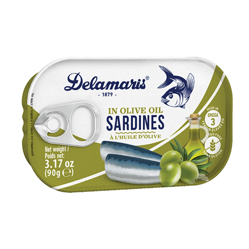 Delamaris Sardines In Olive Oil 90G