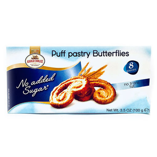 Asolo Dolce Puff Pastry Butterflies 100G
