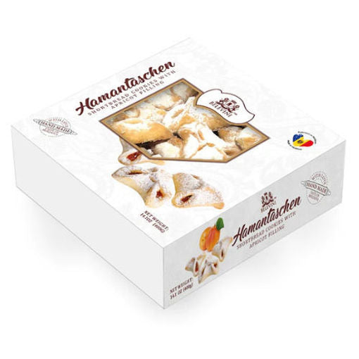 Belevini Hamantaschen Cookies W/Apricot Filling 400G