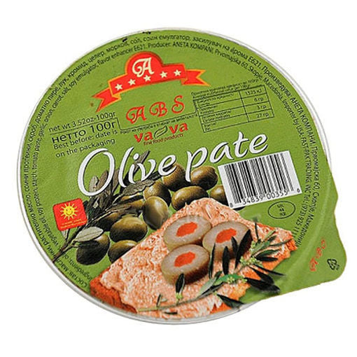 Aneta Vava Vegetarian Pate W/Olives 100G
