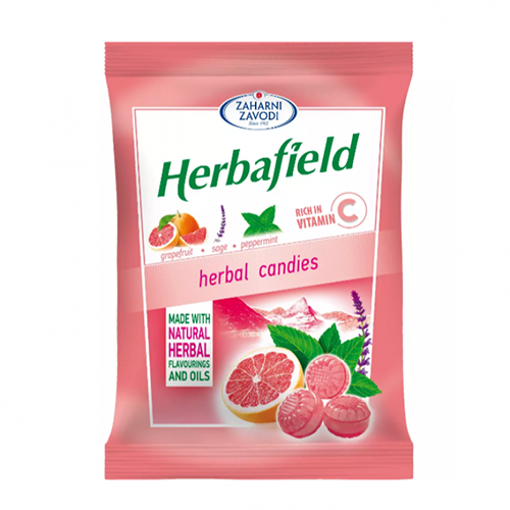 Zaharni Zavodi Herbafield Grapefruit Hard Candy 85G