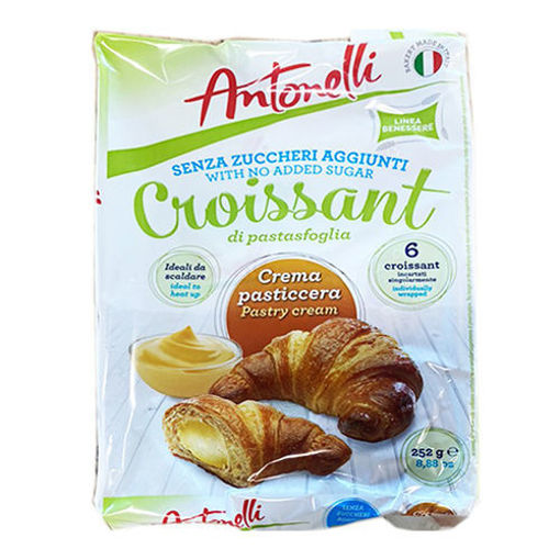 Antonelli Croissant W/Pastry Cream ''No Sugar Added'' 252G