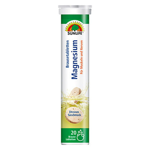 Sunlife Magnesium "Brause" Effervescent Supplement Tablets 20Pcs.