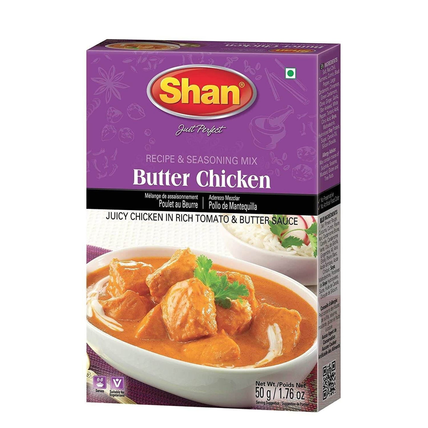 Shan Butter Chicken Recipe And Seasoning Mix 50G