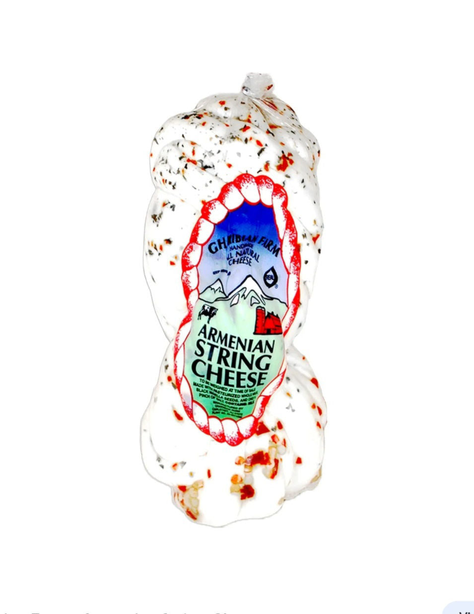 Gharibian Armenian String Cheese  With Pepper & Parsley0.75 Lb