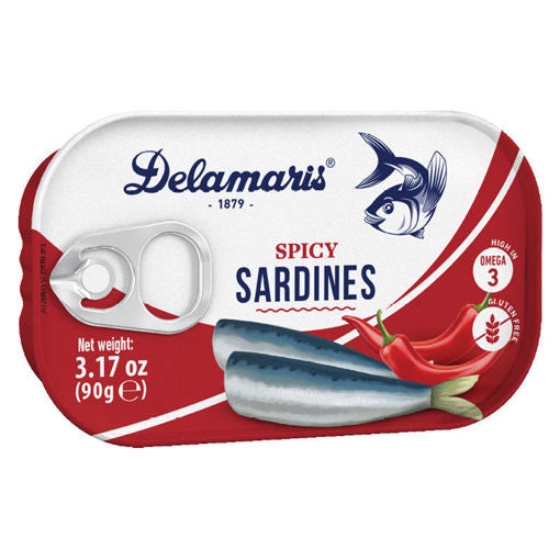 Delamaris Sardines Spicy 90G