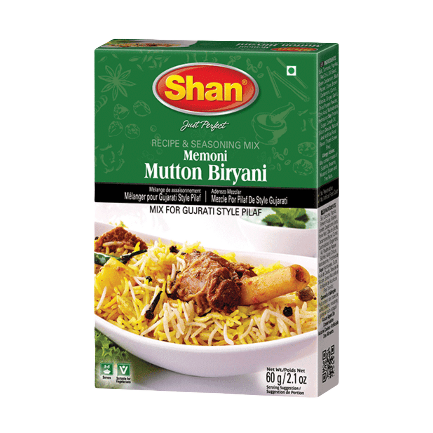 Shan Memoni Mutton Biryani  Recipe And Seasoning Mix 50G