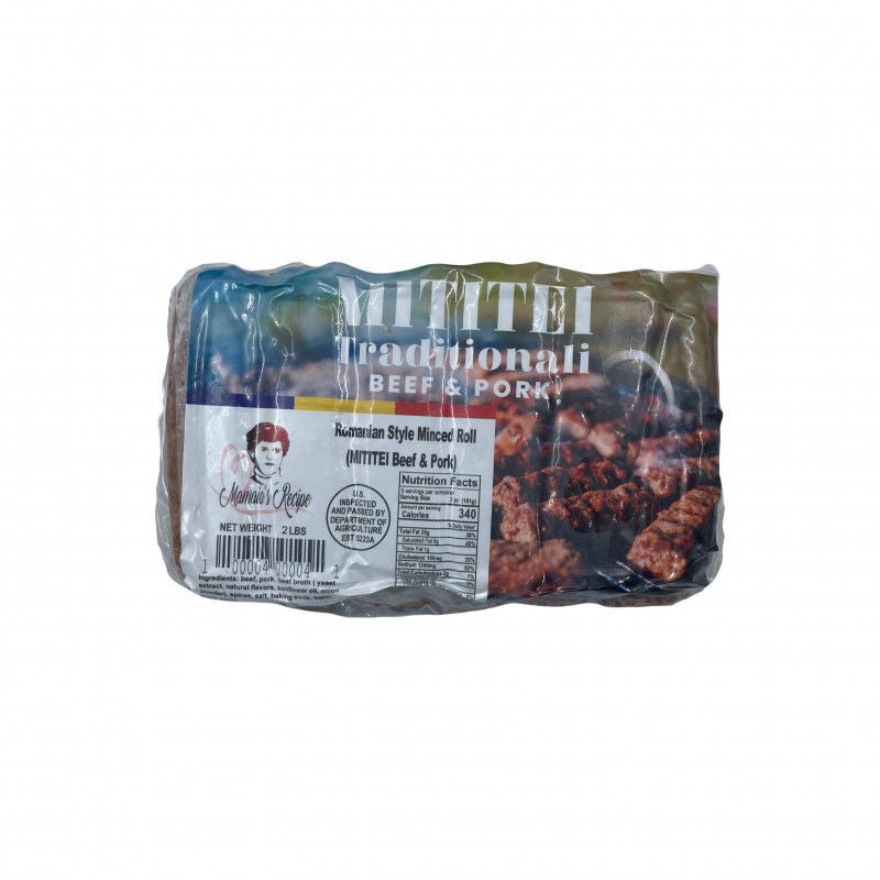 Romanian Style Beef & Pork Mititei, Mamaia'S Recipe (2 Lbs)