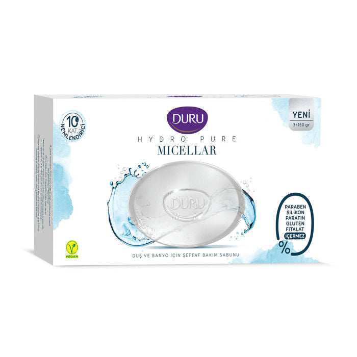 Duru Hydro Pure Bar Soap Micellar 150G X 3Pc