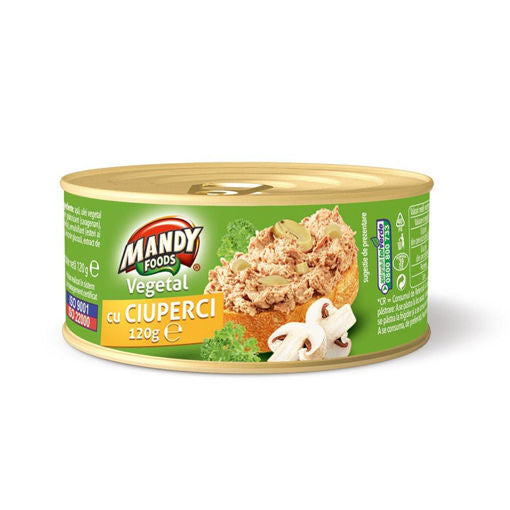 Mandy Vegetal Cu Ciuperci (Veggie Pate W/Mushrooms) 120G