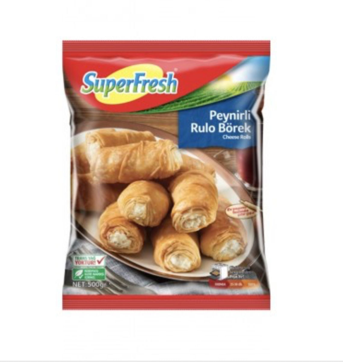 Superfresh Mini Roll Borek W Cheese 500Gr