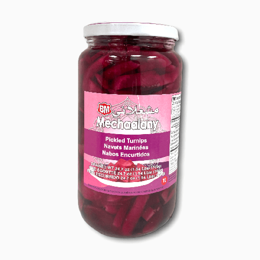 Bm Mechaalany Sliced Pickled Turnips 1L Jar
