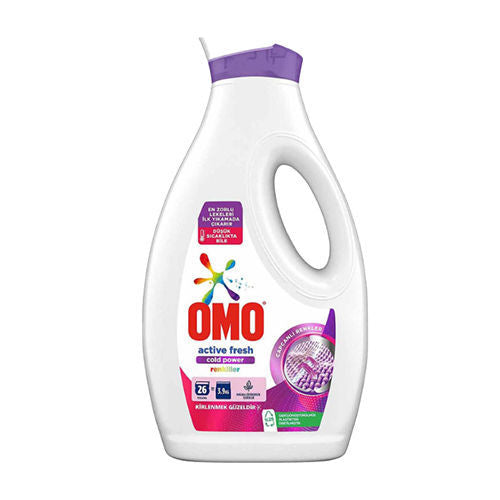Omo Active Fresh Cold Power Liquid Detergent (For Colored Clothes) 1.69 L