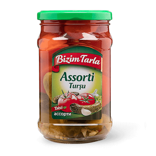 Bizim Tarla Asorti Tursusu (Assorted Pickles) 670G