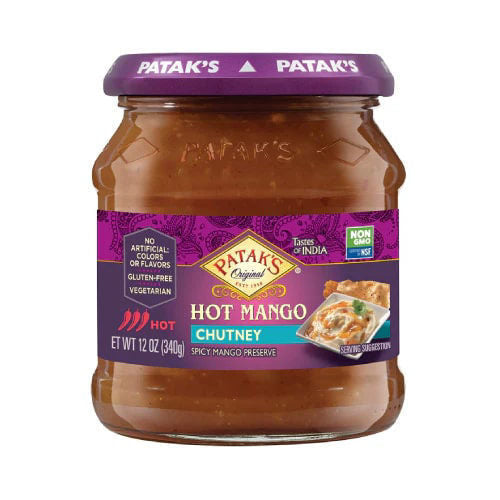 Patak'S Hot Mango Chutney 340G