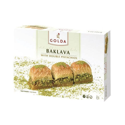Golda Baklava W/Double Pistachios 2.8Kg (6.17 Lbs.)