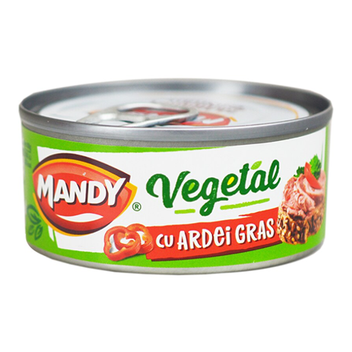 Mandy Vegetable Spread W/Red Peppers (Cu Ardei Gras) 120G