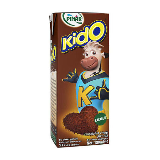 Pinar Kido Milk W/Cocoa & Banana & Strawberry 180 Ml (3 In 1)
