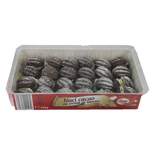 Happy Fursec Nuci Cacao Cookies W/Lemon (Cu Crema De Lamaie) 450G