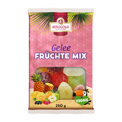 Berggold Gelee Fruchte Mix 250G
