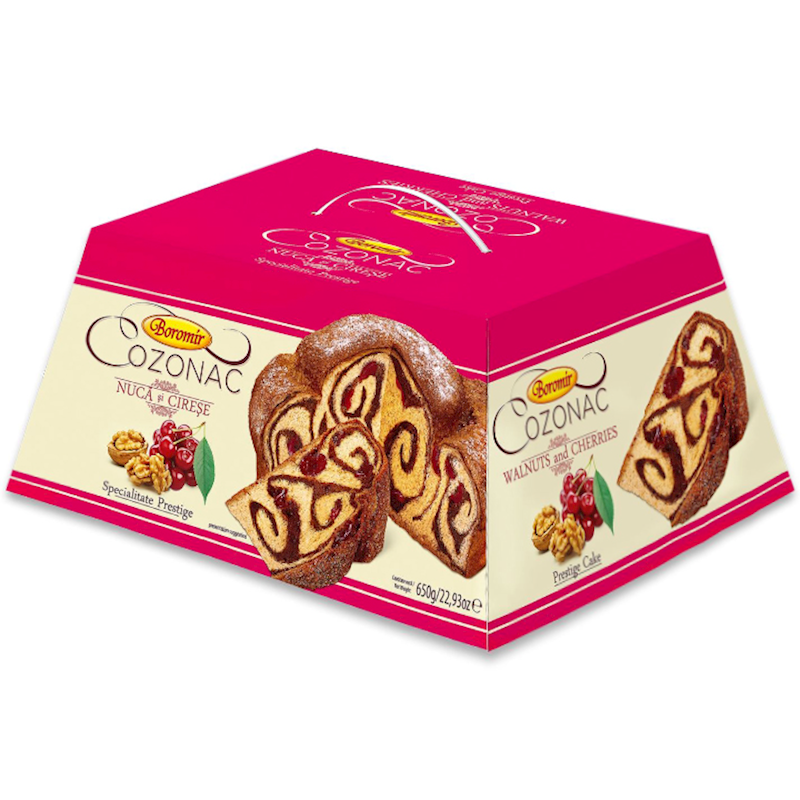 Boromir 'Pasca'' Cozonac Cake Prestige W/ Walnuts & Cherries 650G