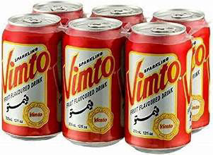 6 Cans Of Vimto Fruit Flavor Juice Drink 355Ml / 12 Oz Each