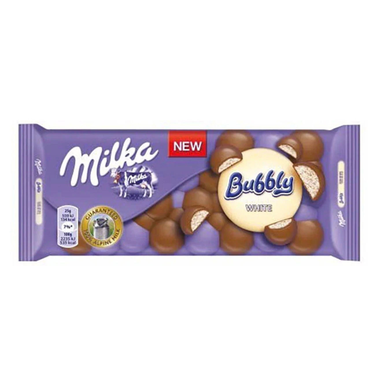 Milka Bubbly White Chocolate 95G