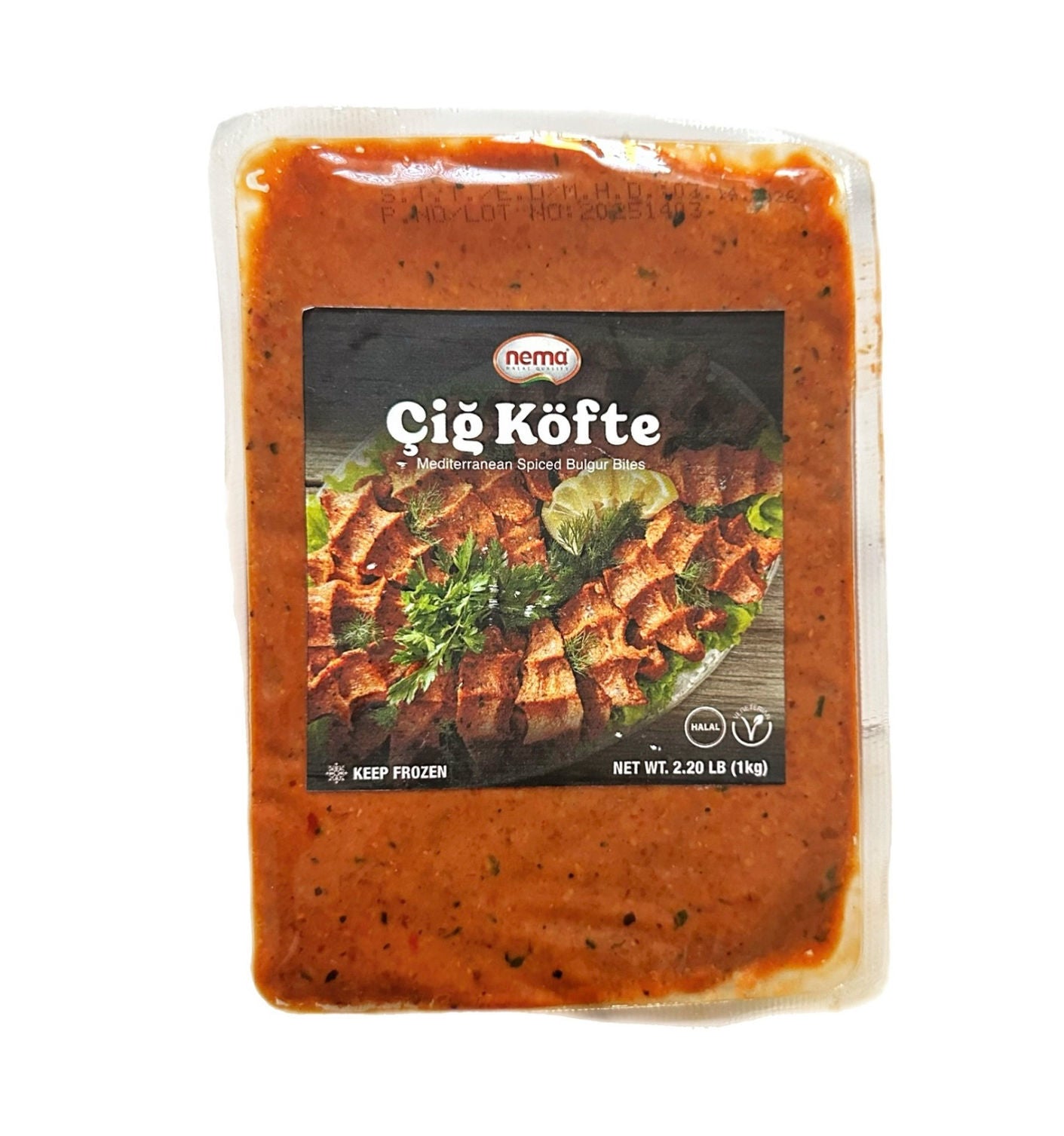 Nema Family Pack Classic Chikofte 1000G (Turkish Cigkofte)