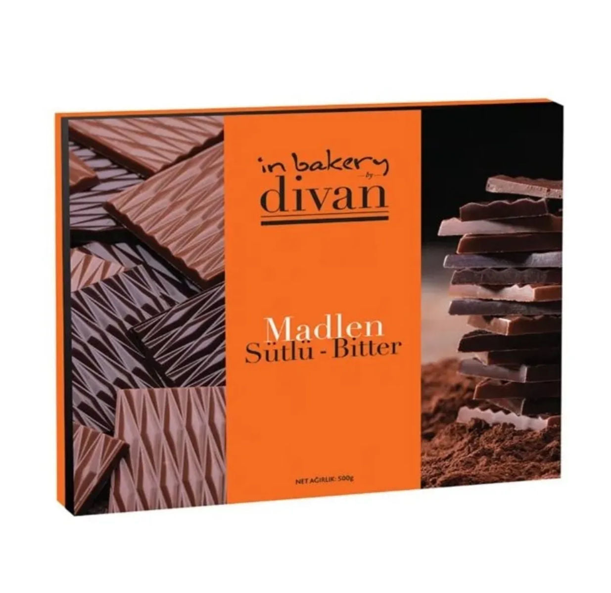 Divan Madlen Milk & Bitter Chocolate 500 G