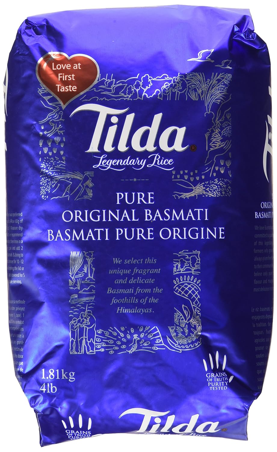 Tilda Pure Original Basmati Rice 1.81Kg (4 Lbs.)